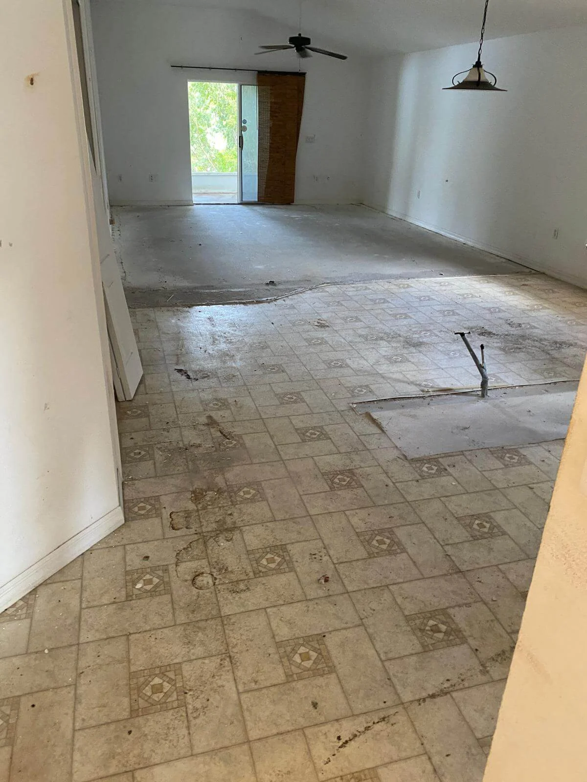 After — clean empty room